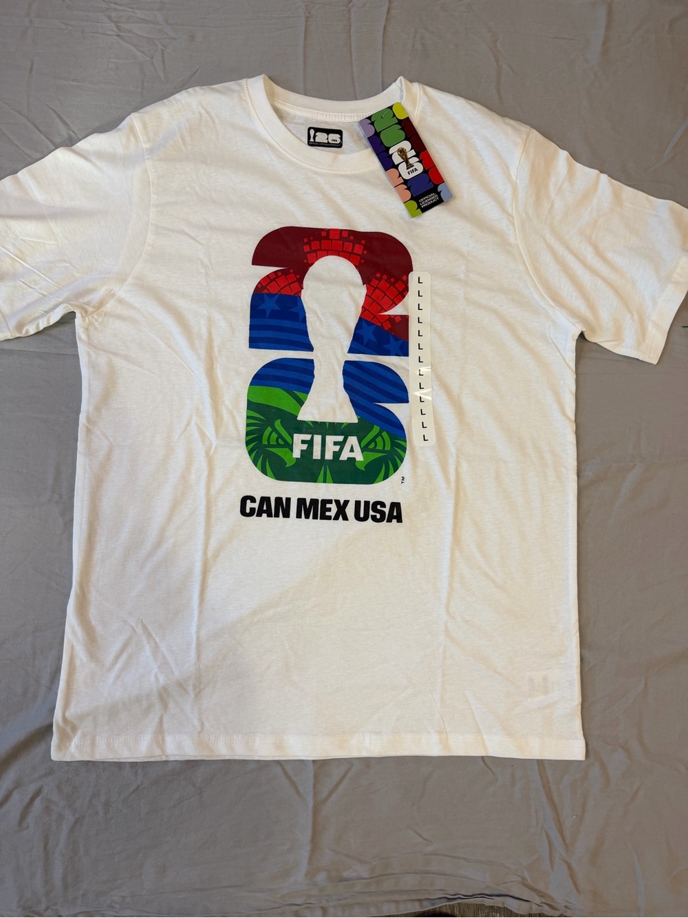 FIFA CAN MEX USA Short Sleeve Graphic Tee - White